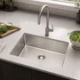 Cuba Inox de Embutir 50x40 Quadrum Undermount + Válvula Tramontina