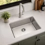 Cuba Inox de Embutir 50x40 Quadrum Undermount + Válvula Tramontina