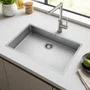 Cuba Inox de Embutir 70x40 Linea Bowl + Válvula Franke