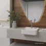 Cuba Semiencaixe Retangular 40cm Branca Deca L.61040.M.17