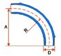 Curva 90° para Eletroduto Roscável 1" Tigre