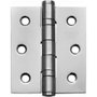 Dobradiça Inox com Rolamento Synter Cartela 3 Peças 3.1/2 x 3