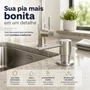 Dosador de Sabão Tramontina Inox 500ml com Recipiente Plástico 94517/004