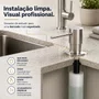 Dosador de Sabão Tramontina Inox 500ml com Recipiente Plástico 94517/004