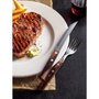 Faca para Churrasco Lâmina em Aço Inox e Cabo de Madeira Polywood Castanho Tramontina 5" 21100/495