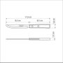 Faca para Sobremesa Polywood Castanho Tramontina 3" 21104493