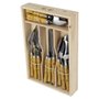 Faqueiro em Aço Inox 24 Peças Cabo Estilo Bambu 26897 Fullfit