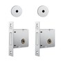 Fechadura 1004 Par Roseta Redonda Tetra Externa Inox Stam 10977