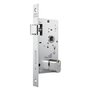 Fechadura Externa Roseta Quadrada Inox Escovado Stam ix60