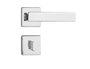 Fechadura para Banheiro Quadra Cromada Pado 701/40PB