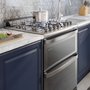Fogão a Gás 5 Queimadores  Experience Cinza com  Forno Duplo Electrolux FE5DC