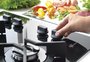 Fogão Cooktop a Gás Infinity 4 queimadores com Mesa de Vidro Preto Tripla Chama Fischer