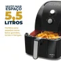 Fritadeira Sem Óleo Air Fry 5,5L BFR50 Preta Britânia