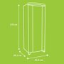 Geladeira Consul Frost Free 342 litros cor Inox com Gavetão Hortifruti CRB39AK