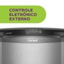 Geladeira Consul Frost Free 342 litros cor Inox com Gavetão Hortifruti CRB39AK