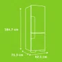 Geladeira Consul Frost Free 397L Freezer Inferior Branca CRE44BB