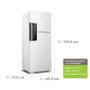 Geladeira Consul Frost Free Duplex 410L Branca CRM50HBBNA