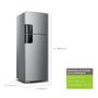 Geladeira Consul Frost Free Duplex 450L Platinum CRM56HKBNA