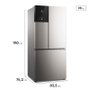 Geladeira Frost Free Multidoor Efficient Electroux 590 litros IM8S