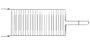 Grelha Churrasco Aço Inox Tramontina 83 x 27,4 cm 26480/001
