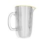Jarra de Vidro L¿Hermitage Cameratta 1,3L Borda Dourada
