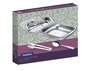 Jogo Assar e Servir Cosmos Aço Inox com Tampa de Vidro 4 peças Tramontina 64310/150