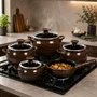 Jogo de Ceramica de Cerâmica 5 Peças New Premiere Joy Chocolate Ceraflame