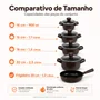 Jogo de Panelas de Cerâmica 5 Peças Duo Smart Chocolate Ceraflame