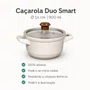 Jogo de Panelas de Cerâmica 5 Peças Duo Smart Chocolate Ceraflame