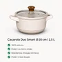 Jogo de Panelas de Cerâmica 5 Peças Duo Smart Chocolate Ceraflame