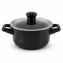 Jogo de Panelas de Cerâmica 5 Peças Duo Smart Preto Ceraflame