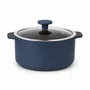 Jogo de Panelas de Cerâmica 5 Peças Slim Azul Indigo Ceraflame