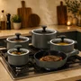 Jogo de Panelas de Cerâmica 5 Peças Slim Onix Gray Ceraflame