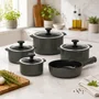 Jogo de Panelas de Cerâmica 5 Peças Slim Onix Gray Ceraflame