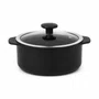 Jogo de Panelas de Cerâmica 5 Peças Slim Preto Ceraflame