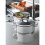 Jogo de Panelas Tramontina Solar em Aço Inox com Fundo Triplo e Tampas de Inox 5 Peças