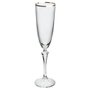 Jogo De Taças Para Champanhe Em Cristal Elizabeth Decorada Com 6 Peças 200ml Crystalex