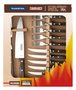 Jogo de Talheres Churrasco Aço Inox com Cabo Castanho Polywood Tramontina 14 Peças 21199/989