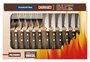 Jogo de Talheres para Churrasco Aço Inox com Cabo Castanho Polywood Tramontina 12 Peças 21199/909