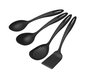 Jogo de Utensílios Ability em Nylon Preto Tramontina 4 Peças 25199/001