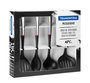 Jogo de Utensílios Nylon com Cabo Aço Inox  Tramontina 4 Peças 66816/710
