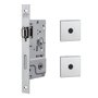 Fechadura Kit de Seguranca 800 Trinco Rolete Roseta Quadrada 1 Tetra Externa Inox Stam 39809