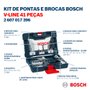 Kit Fixar e Parafusar Xline Bosch 41 Peças 2607017396