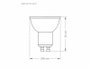 Lâmpada Led Taschibra MR11 GU10 3,5W 6500K
