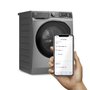 Lava e Seca 11kg/7kg Ultimate Electrolux Prata Ultimate Care Com Wi-fi e Água quente/Vapor  LSW11