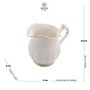 Leiteira Porcelana Flower Wolff 230ml 17788