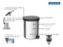 Lixeira Inox Com Pedal New Tramontina Acabamento Polido 20l
