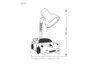 Luminária de Mesa Led Kids Azul Taschibra TLM 50