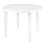 Mesa Plástica Redonda Desmontável Mor 15151451