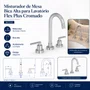 Misturador de Mesa Bica Alta Flex Plus Cromado Deca 1877.C21